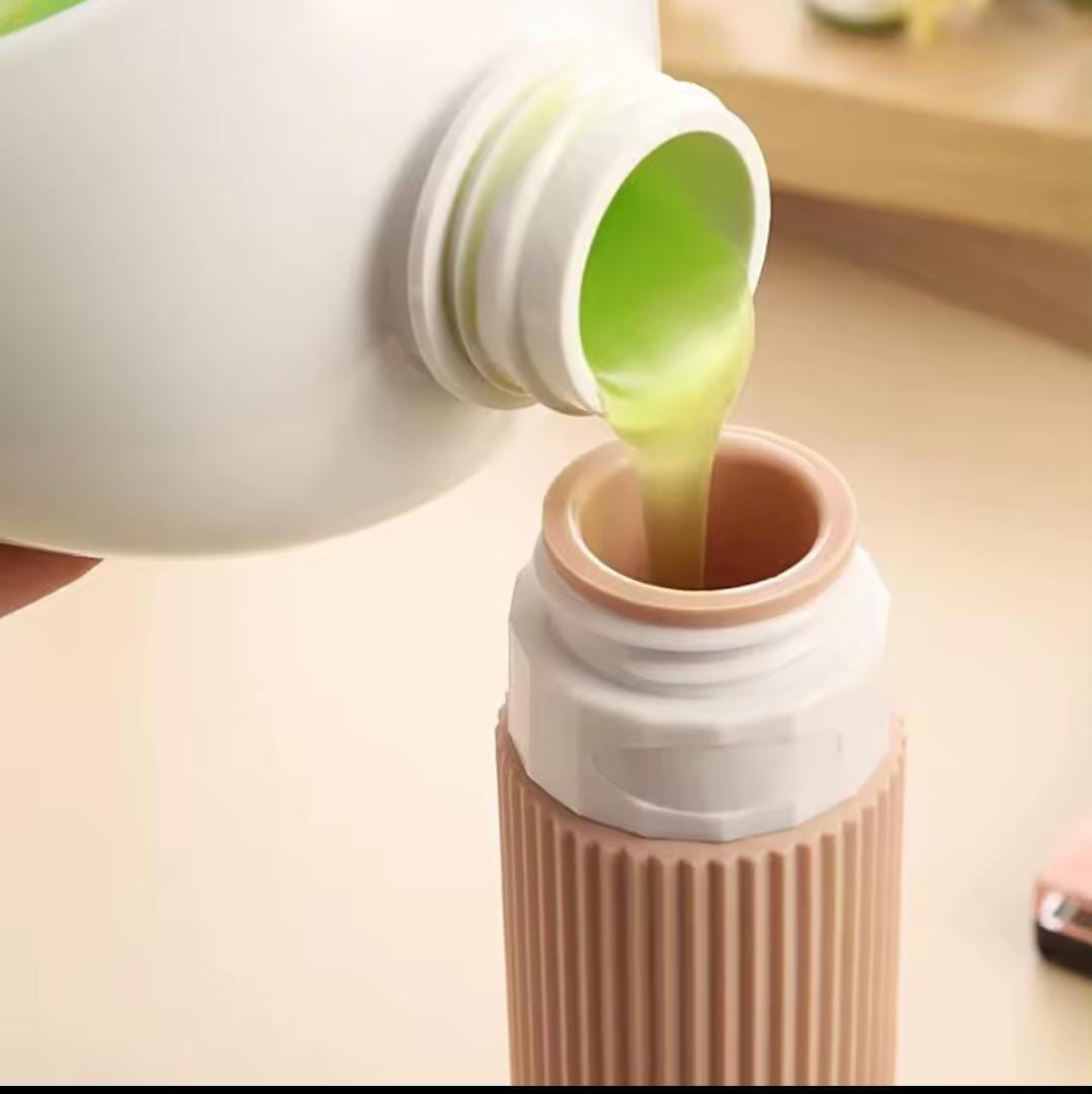 4pcs 90ML Silicone Travel Bottles Accessories Portable BPA Free Leak Proof Squeezable Size Containers Travel Essentials Sets