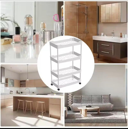 4 layer high Quality 
Big size portable trolly rack with aluminum pipes